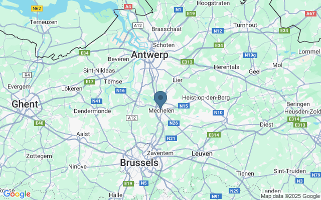 Kaart met locatie Het Groot Begijnhof